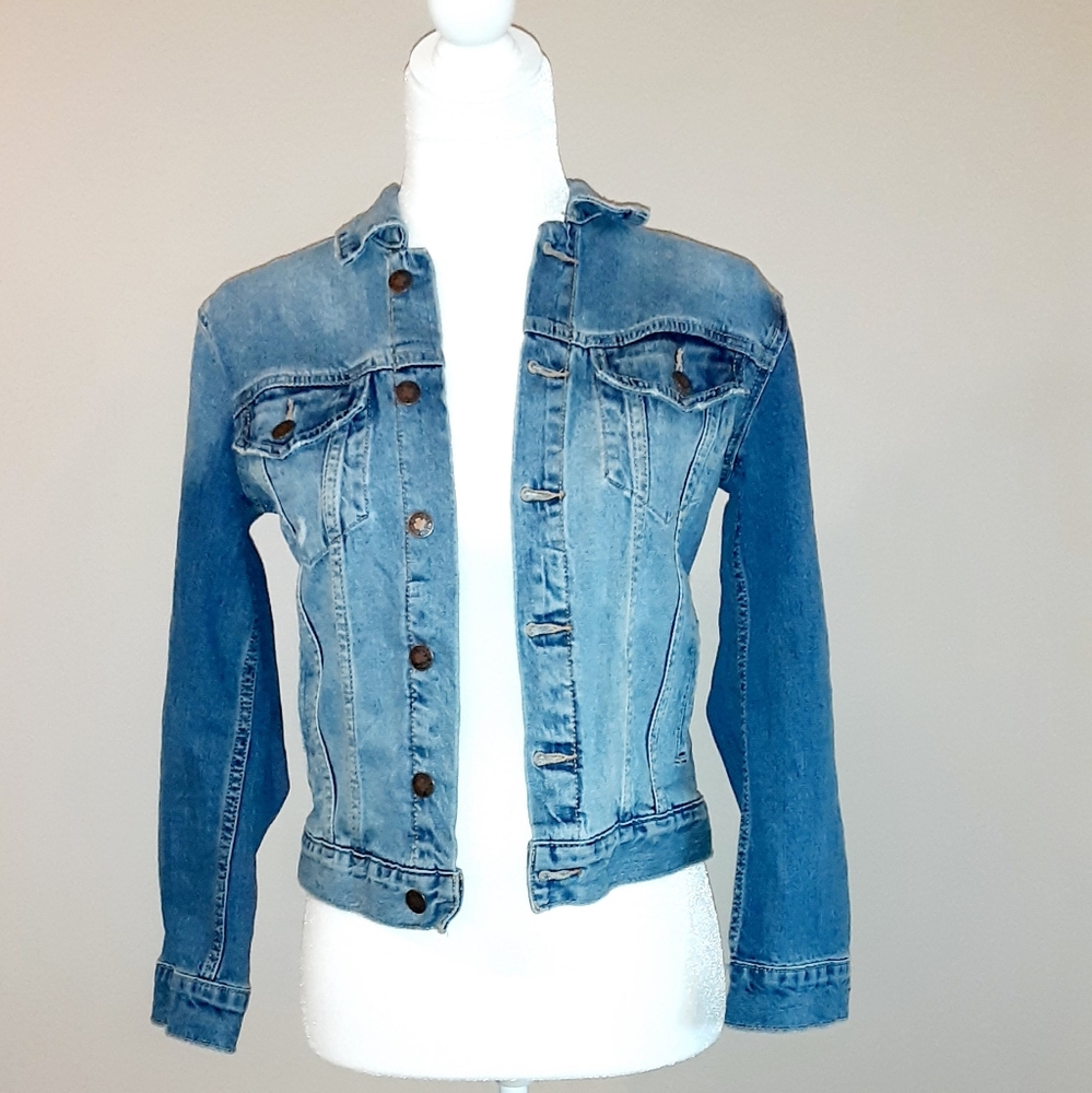 Lucky Brand "Tomboy Trucker" jean jacket